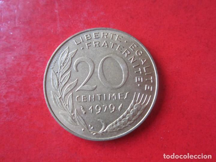 Monedas antiguas de Europa: Francia. 20 centimos de 1979 - Foto 1