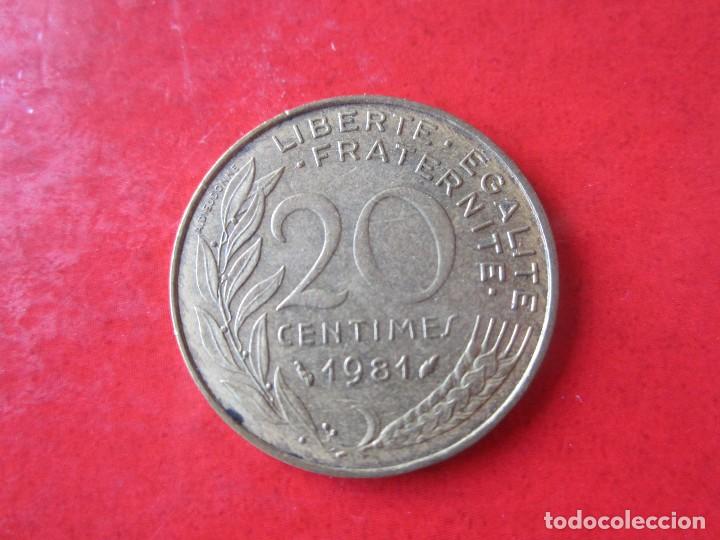 Monedas antiguas de Europa: Francia. 20 centimos de 1982 - Foto 1