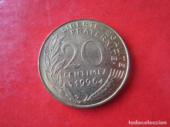 Monedas antiguas de Europa: Francia. 20 centimos de 1996 - Foto 1