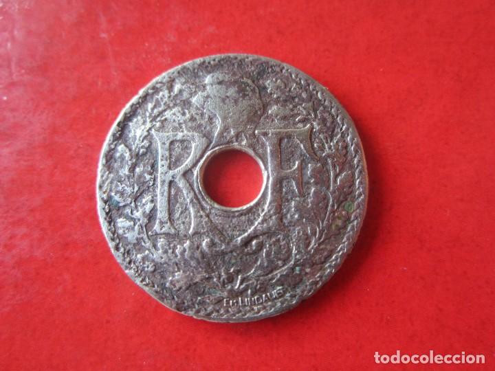 Monedas antiguas de Europa: Francia. 25 centimos de 1918 - Foto 2