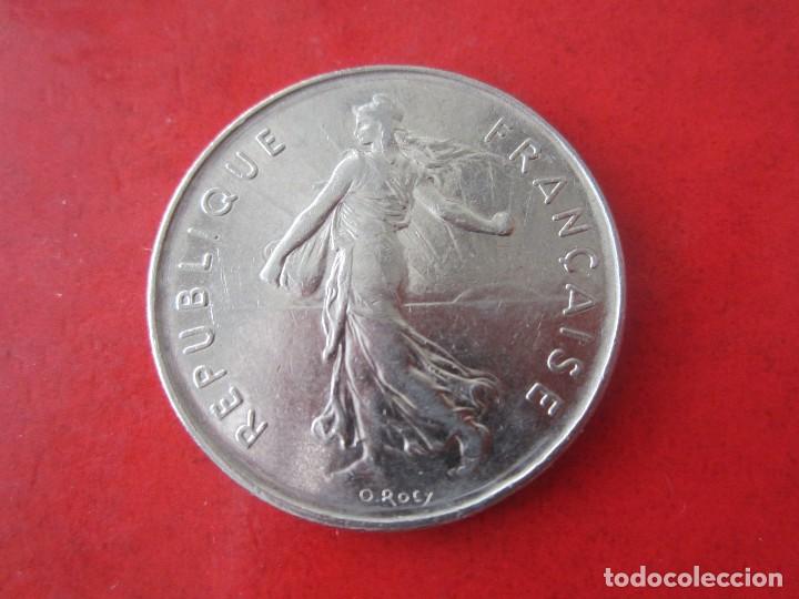 Monedas antiguas de Europa: Francia. 5 francos de 1992. - Foto 2