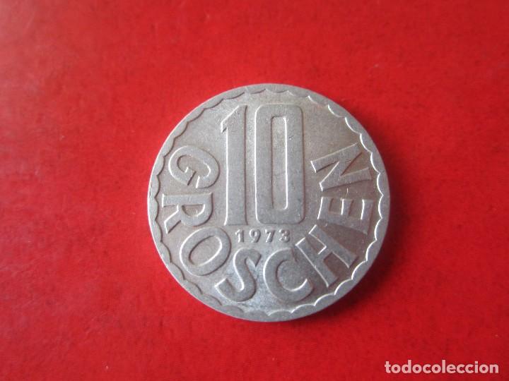 Monedas antiguas de Europa: Austria. 10 groschen. 1973 - Foto 1
