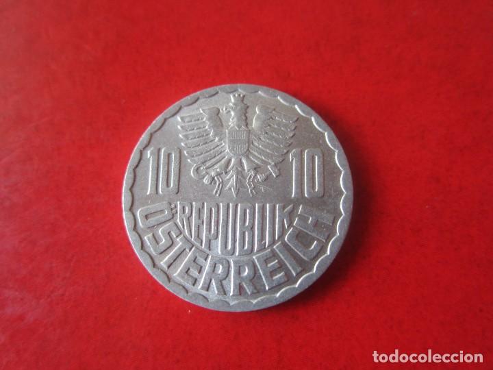 Monedas antiguas de Europa: Austria. 10 groschen. 1973 - Foto 2