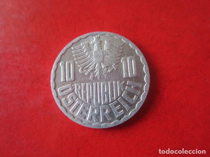 Monedas antiguas de Europa: Austria. 10 groschen. 1976 - Foto 2
