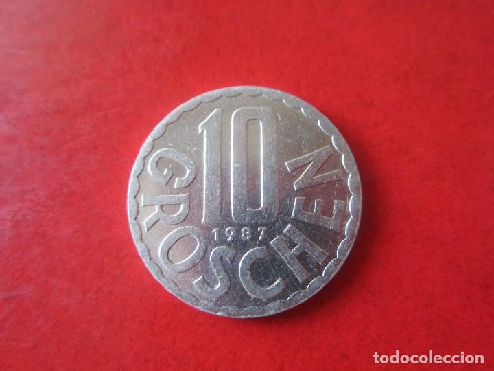 Monedas antiguas de Europa: Austria. 10 groschen. 1987 - Foto 2