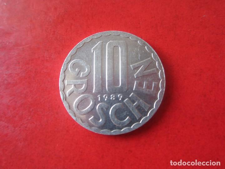 Monedas antiguas de Europa: Austria. 10 groschen. 1989 - Foto 2