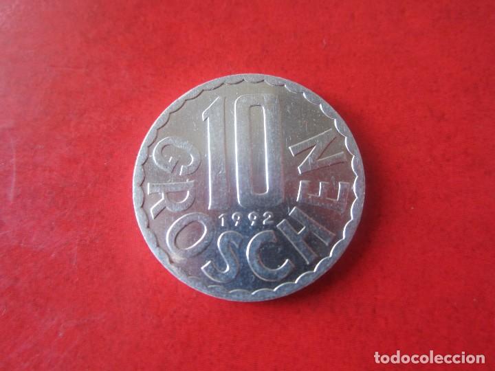 Monedas antiguas de Europa: Austria. 10 groschen. 1992 - Foto 2