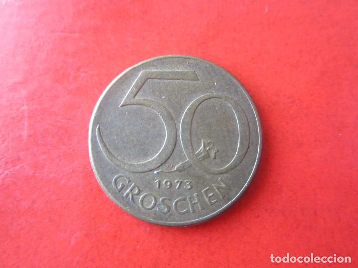 Monedas antiguas de Europa: Austria. 50 groschen. 1973 - Foto 1