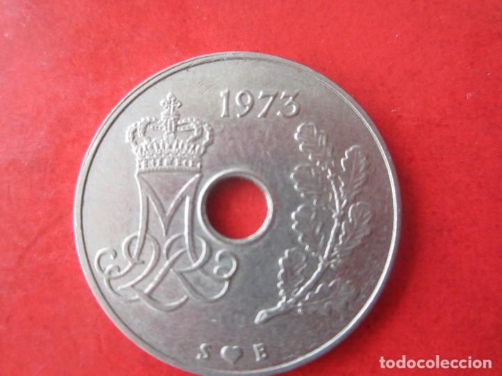 Monedas antiguas de Europa: Dinamarca. 25 ore. 1973 - Foto 1