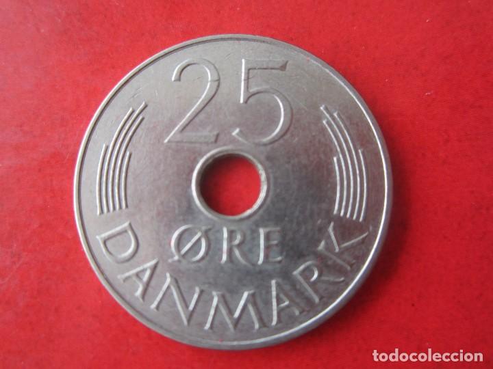 Monedas antiguas de Europa: Dinamarca. 25 ore. 1973 - Foto 2