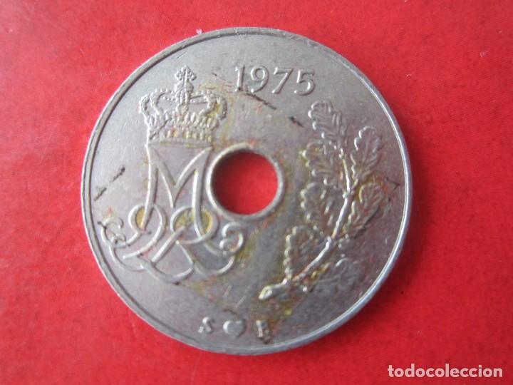 Monedas antiguas de Europa: Dinamarca. 25 ore. 1975 - Foto 1