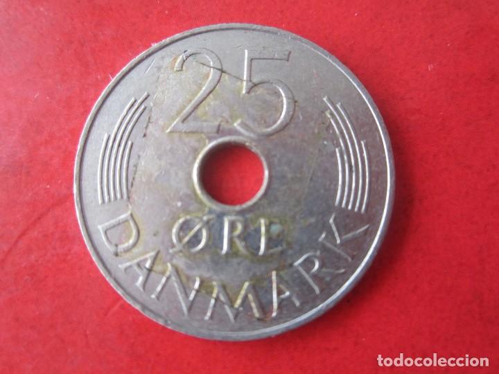 Monedas antiguas de Europa: Dinamarca. 25 ore. 1975 - Foto 2