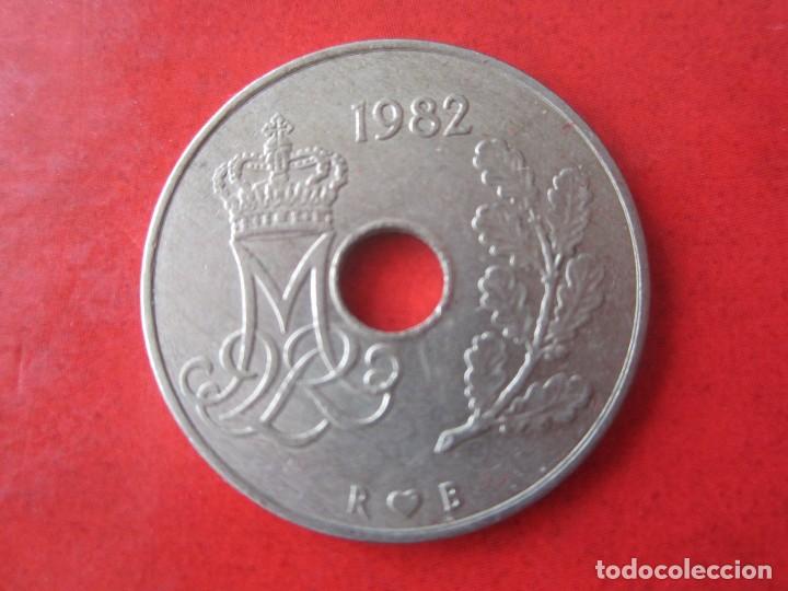 Monedas antiguas de Europa: Dinamarca. 25 ore. 1982 - Foto 1