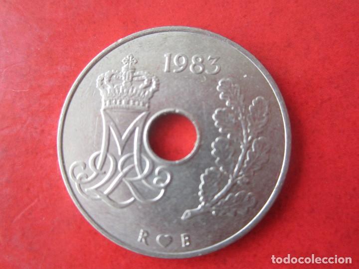 Monedas antiguas de Europa: Dinamarca. 25 ore. 1983 - Foto 1