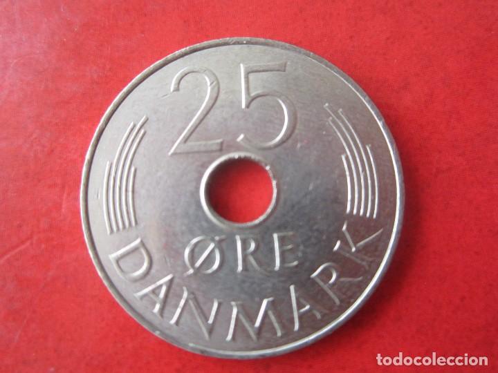Monedas antiguas de Europa: Dinamarca. 25 ore. 1985 - Foto 2