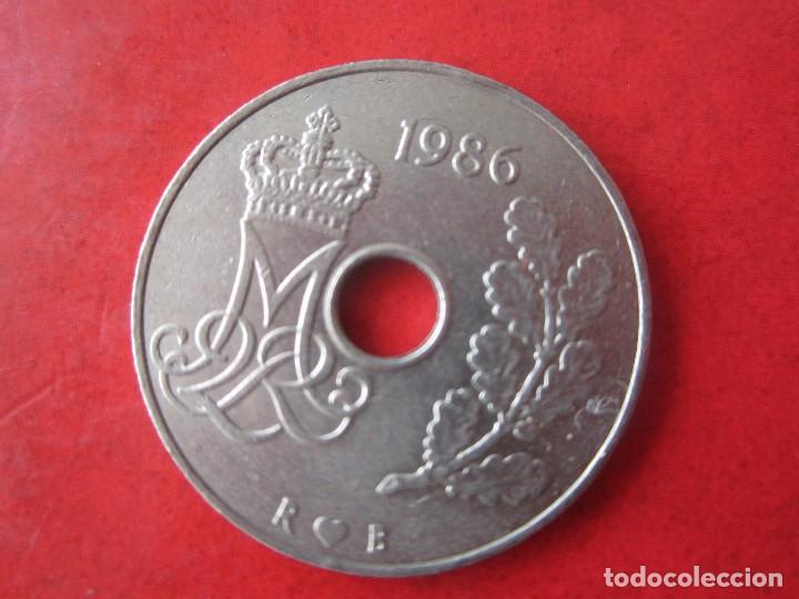 Monedas antiguas de Europa: Dinamarca. 25 ore. 1986 - Foto 1