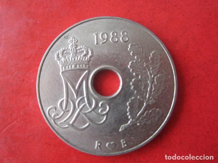 Monedas antiguas de Europa: Dinamarca. 25 ore. 1988 - Foto 1
