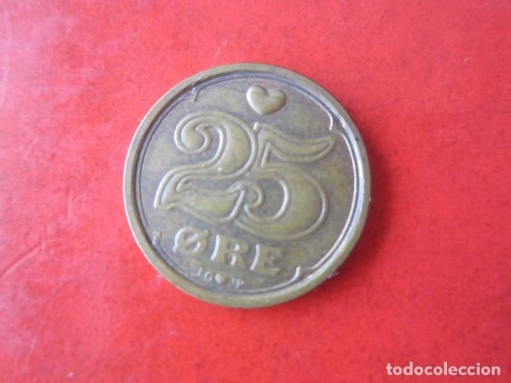 Monedas antiguas de Europa: Dinamarca. 25 ore. 1990 - Foto 2