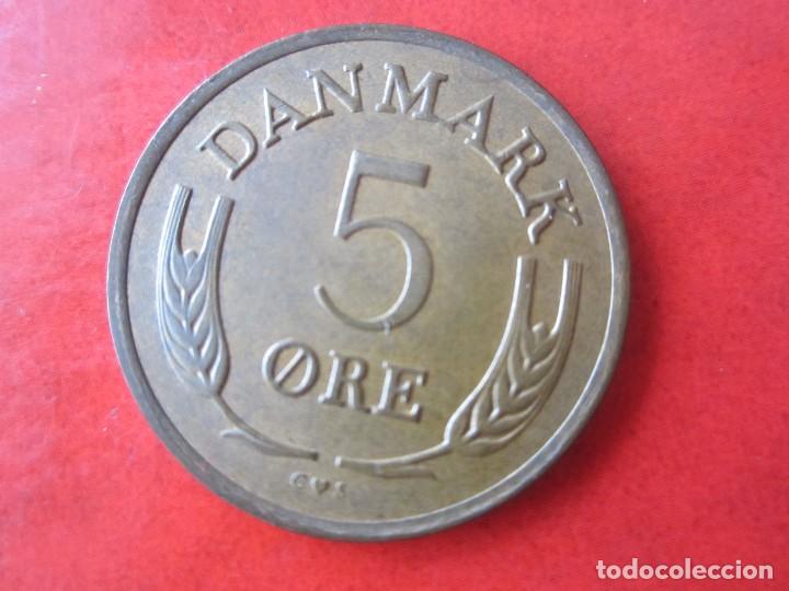 Monedas antiguas de Europa: Dinamarca. 5 ore. 1968 - Foto 1