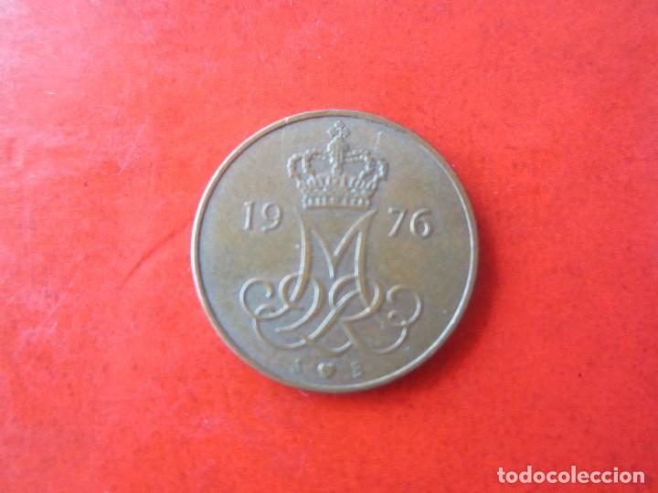 Monedas antiguas de Europa: Dinamarca. 5 ore. 1976 - Foto 1
