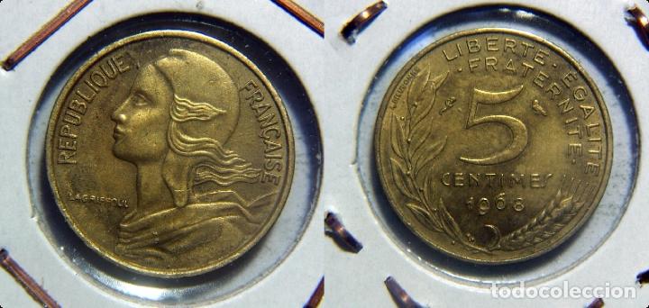 Monedas antiguas de Europa: MONEDA DE FRANCIA. 5 CENTIMOS DE 1968 - Foto 1