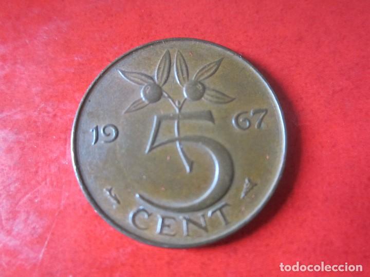 Monedas antiguas de Europa: Holanda. 5 centimos de 1967 - Foto 1