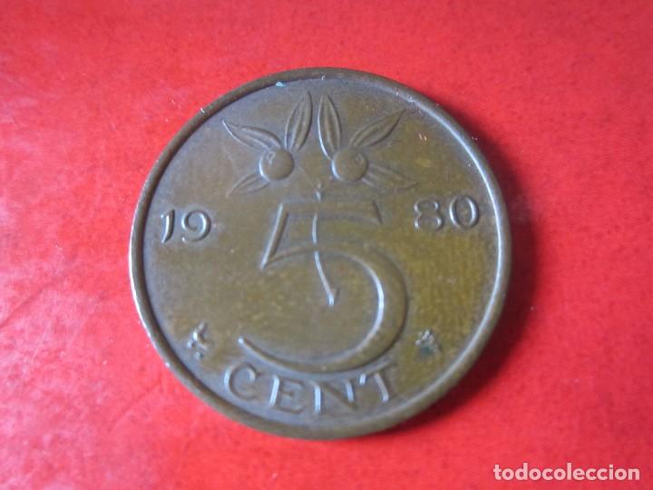 Monedas antiguas de Europa: Holanda. 5 centimos de 1980 - Foto 1