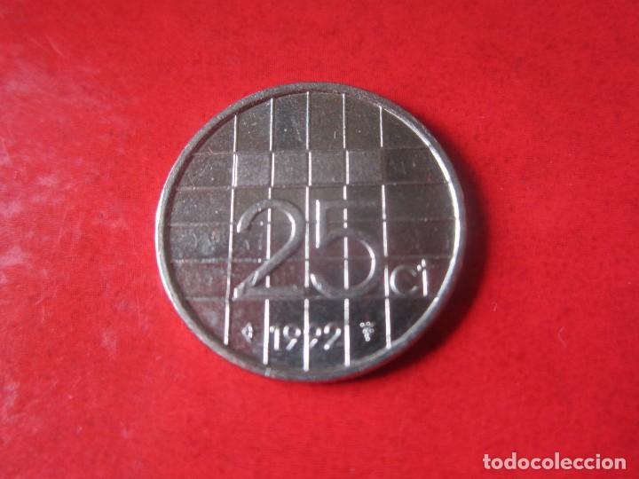 Monedas antiguas de Europa: Holanda. 25 centimos de 1992 - Foto 2
