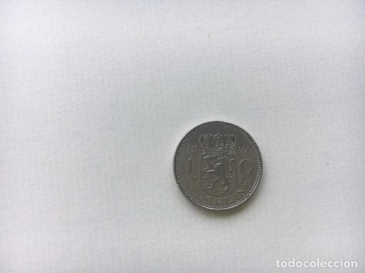 Monedas antiguas de Europa: MONEDA HOLANDA 1 GULDEN 1971 - Foto 2
