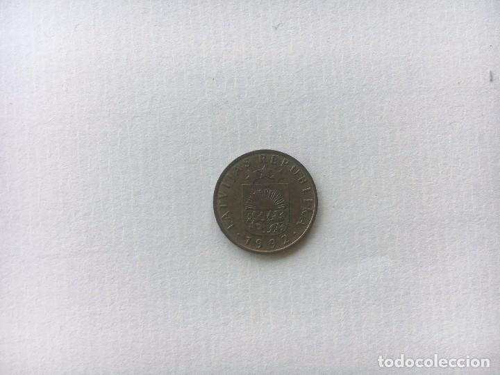 Monedas antiguas de Europa: MONEDA LETONIA 5 SANTIMU 1992 - Foto 1
