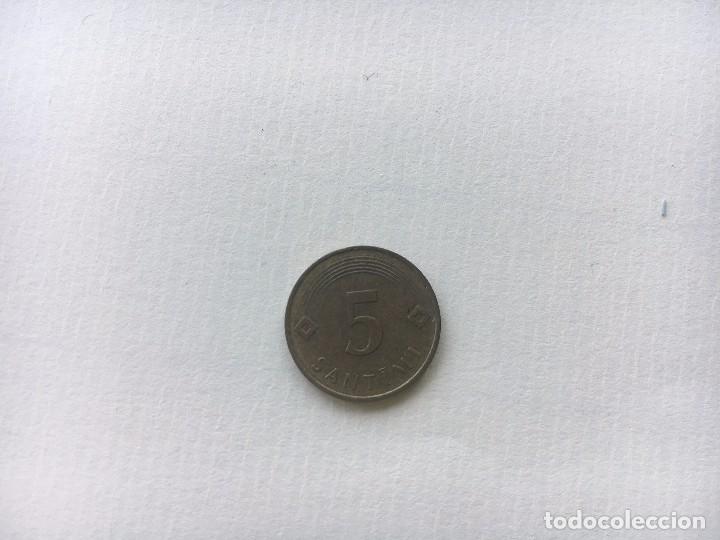 Monedas antiguas de Europa: MONEDA LETONIA 5 SANTIMU 1992 - Foto 2