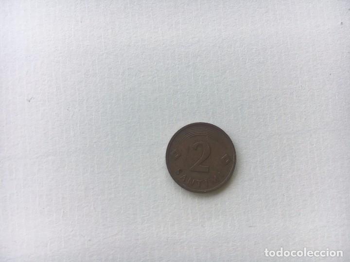 Monedas antiguas de Europa: MONEDA LETONIA 2 SANTIMU 1992 - Foto 2