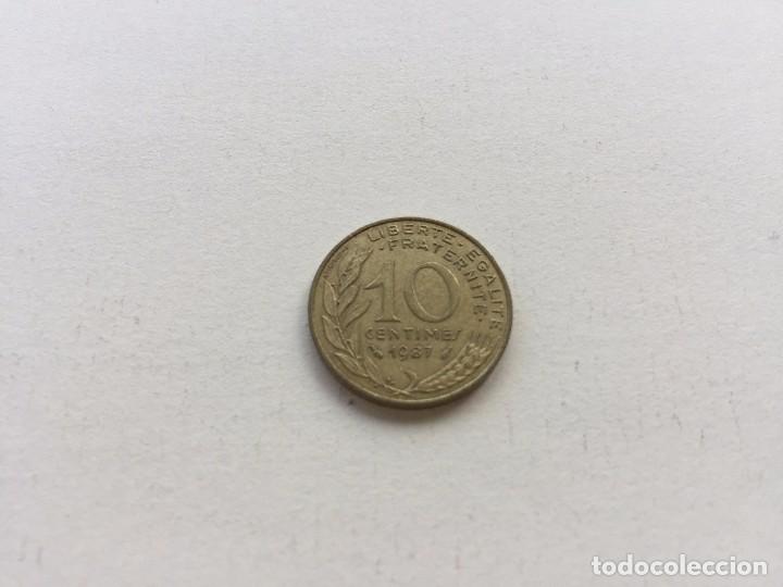 Monedas antiguas de Europa: MONEDA FRANCIA 10 C&Eacute;NTIMOS 1987 - Foto 1