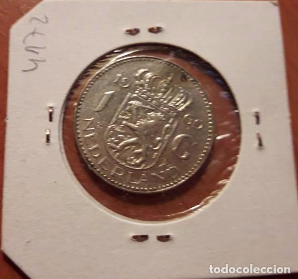 Monedas antiguas de Europa: MONEDA DE 1 FLORIN. HOLANDA 1969 - Foto 2