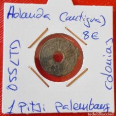 Monedas antiguas de Europa: MONEDA DE HOLANDA - ANTIGUA MONEDA COLONIAL - 1 PITJI PALEMBANG - 1700 / 1800