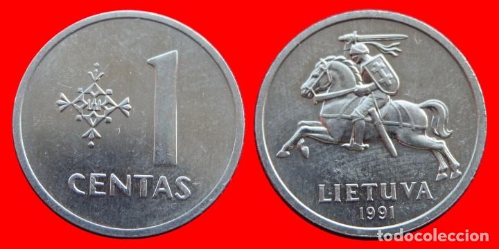 Monedas antiguas de Europa: 1 CENTAS CENTIMO 1991 SIN CIRCULAR LITUANIA 0100SC - Foto 1