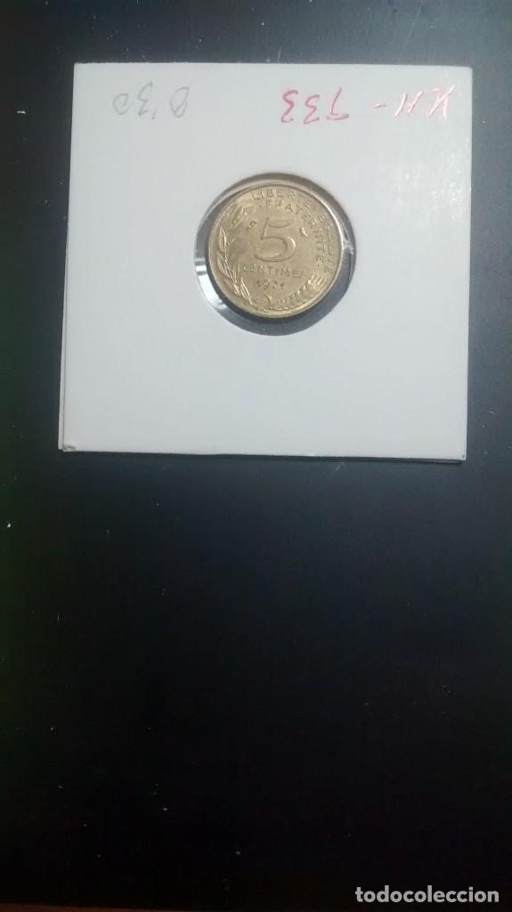 Monedas antiguas de Europa: FRANCIA 5 CENTIMOS 1971 BC KM 933 - Foto 2