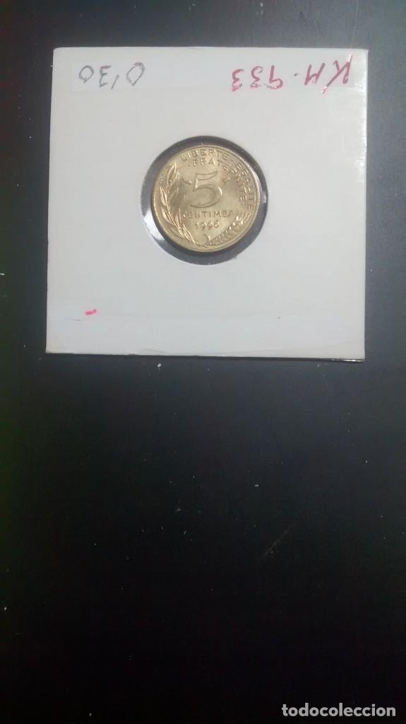 Monedas antiguas de Europa: FRANCIA 5 CENTIMOS 1996 MBC KM 933 - Foto 2