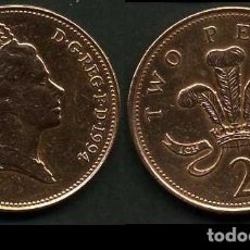 Monedas antiguas de Europa: GRAN BRETAÑA 2 PENCE AÑO 1994 ( ELIZABETH II - REINA DE INGLATERRA DESDE 1952 ) Nº10. Lote 96351747