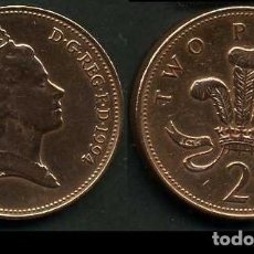 Monedas antiguas de Europa: GRAN BRETAÑA 2 PENCE AÑO 1994 ( ELIZABETH II - REINA DE INGLATERRA DESDE 1952 ) Nº11. Lote 96351751