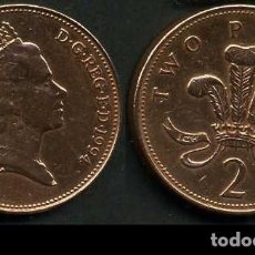 Monedas antiguas de Europa: GRAN BRETAÑA 2 PENCE AÑO 1994 ( ELIZABETH II - REINA DE INGLATERRA DESDE 1952 ) Nº12. Lote 96351759