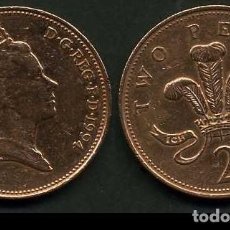 Monedas antiguas de Europa: GRAN BRETAÑA 2 PENCE AÑO 1994 ( ELIZABETH II - REINA DE INGLATERRA DESDE 1952 ) Nº16. Lote 96351835