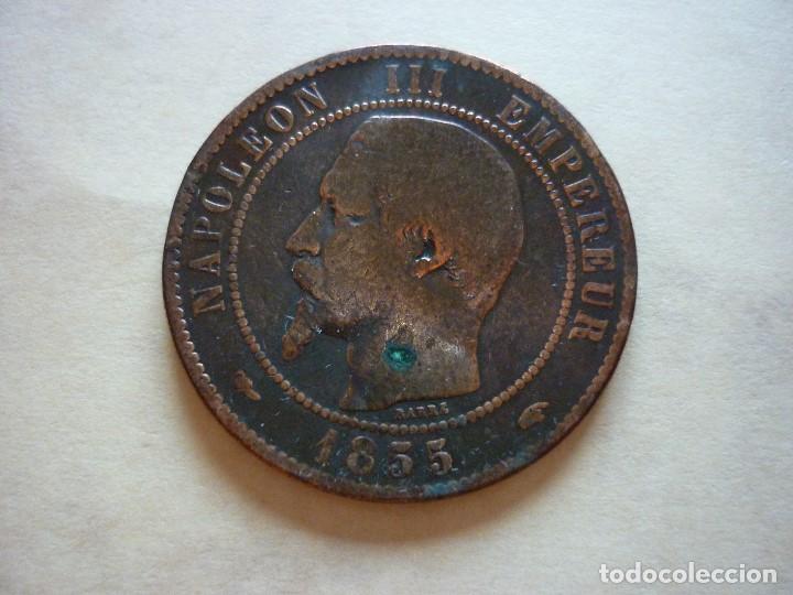 Monedas antiguas de Europa: FRANCIA, DIX CENTIMES 1855 A - Foto 1