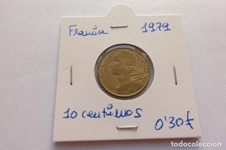 Monedas antiguas de Europa: Francia 10 centimos 1979 - Foto 1