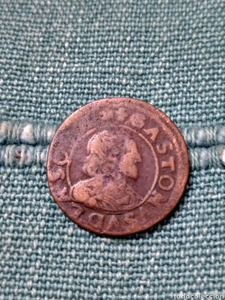 Moedas antigas da Europa: Double tournois Gaston de Orleans Francia