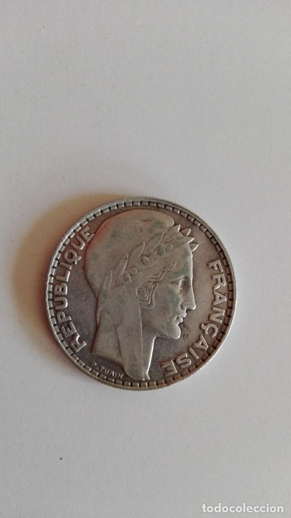 Monedas antiguas de Europa: MONEDA FRANCESA A&Ntilde;O 1933 - Foto 3