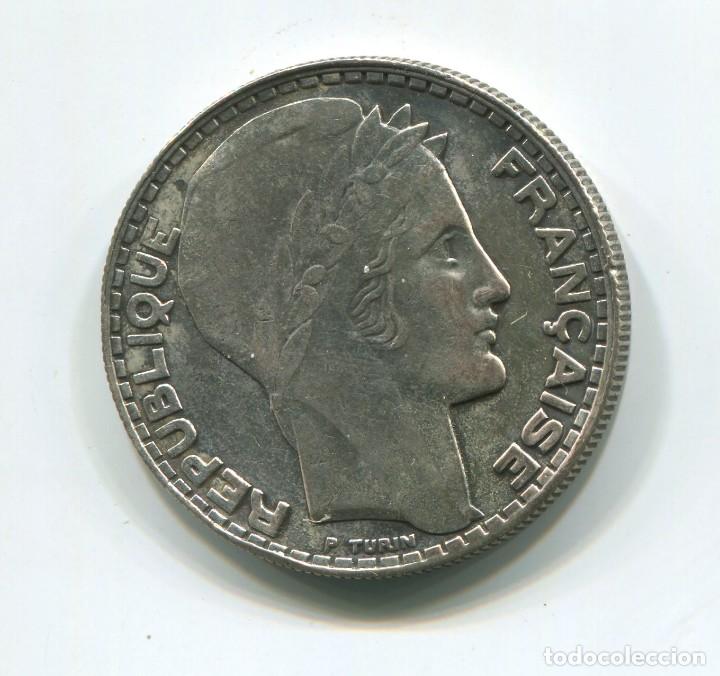 Monedas antiguas de Europa: Francia 20 francos 1933. - Foto 1