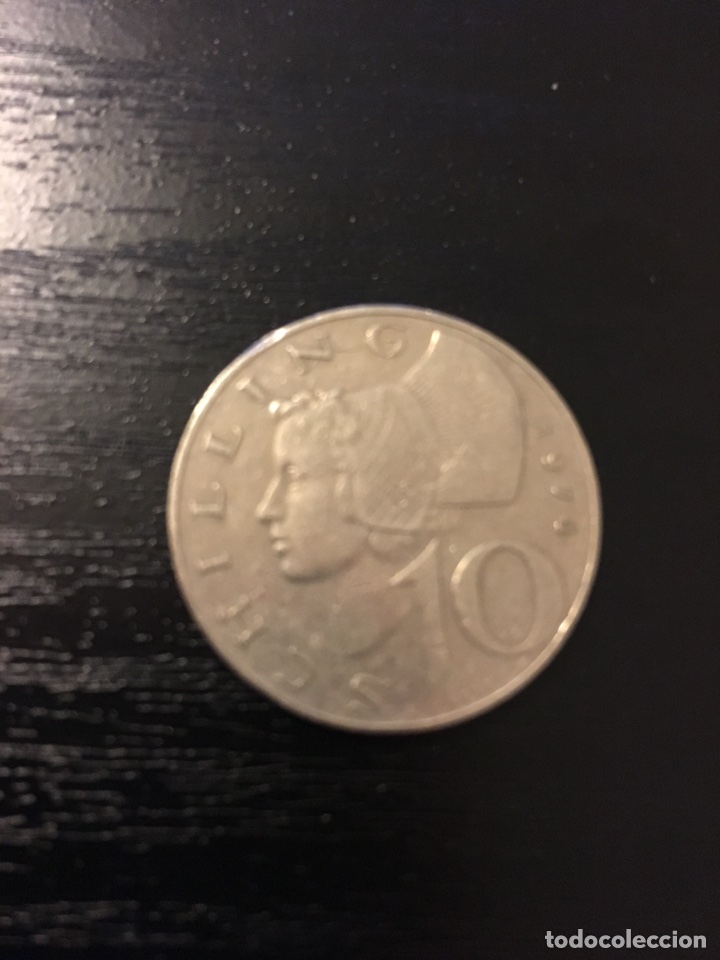 Monedas antiguas de Europa: Moneda 10 chelines Austria 1974 - Foto 1