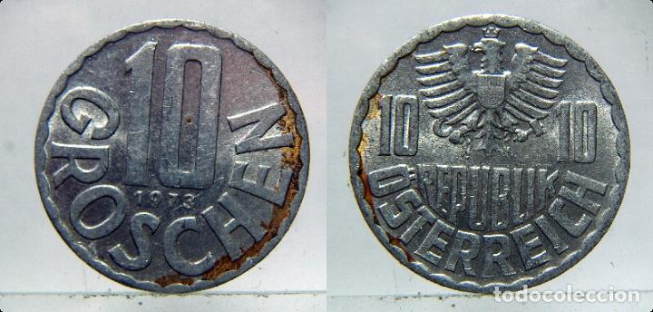 Monedas antiguas de Europa: MONEDA DE AUSTRIA 10 GROSCHEN 1973 - Foto 1