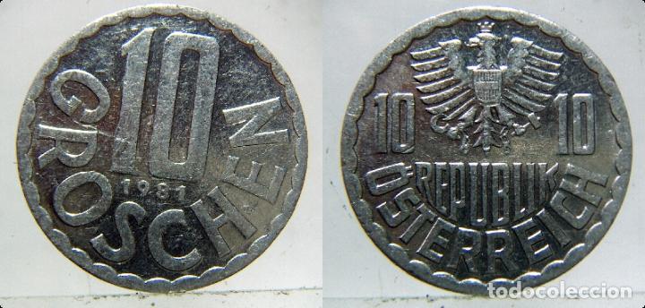 Monedas antiguas de Europa: MONEDA DE AUSTRIA 10 GROSCHEN 1981 - Foto 1